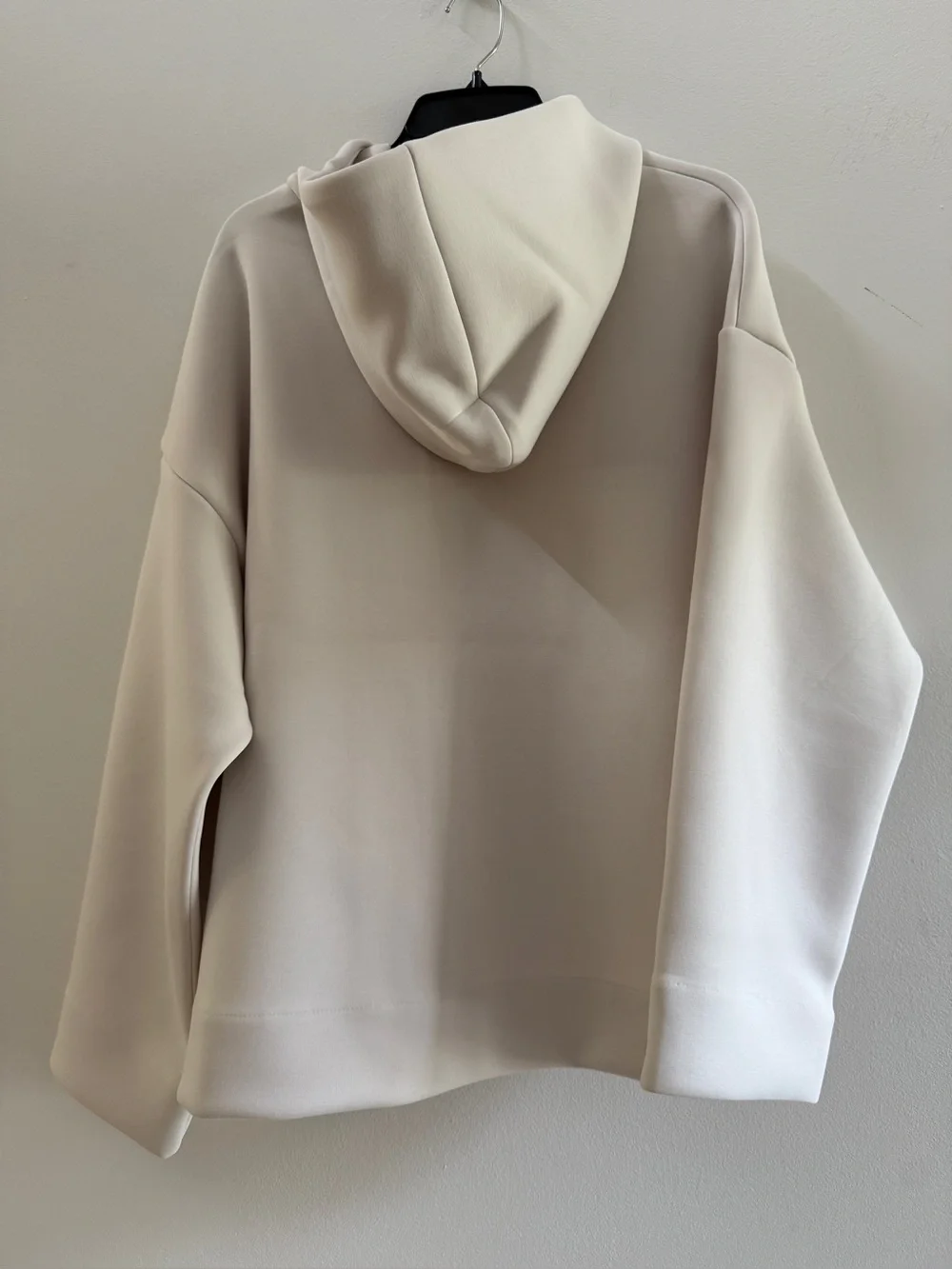 NWT LULULEMON Sleek Spacer Full-Zip Hoodie Sweater, Large, Light Ivory